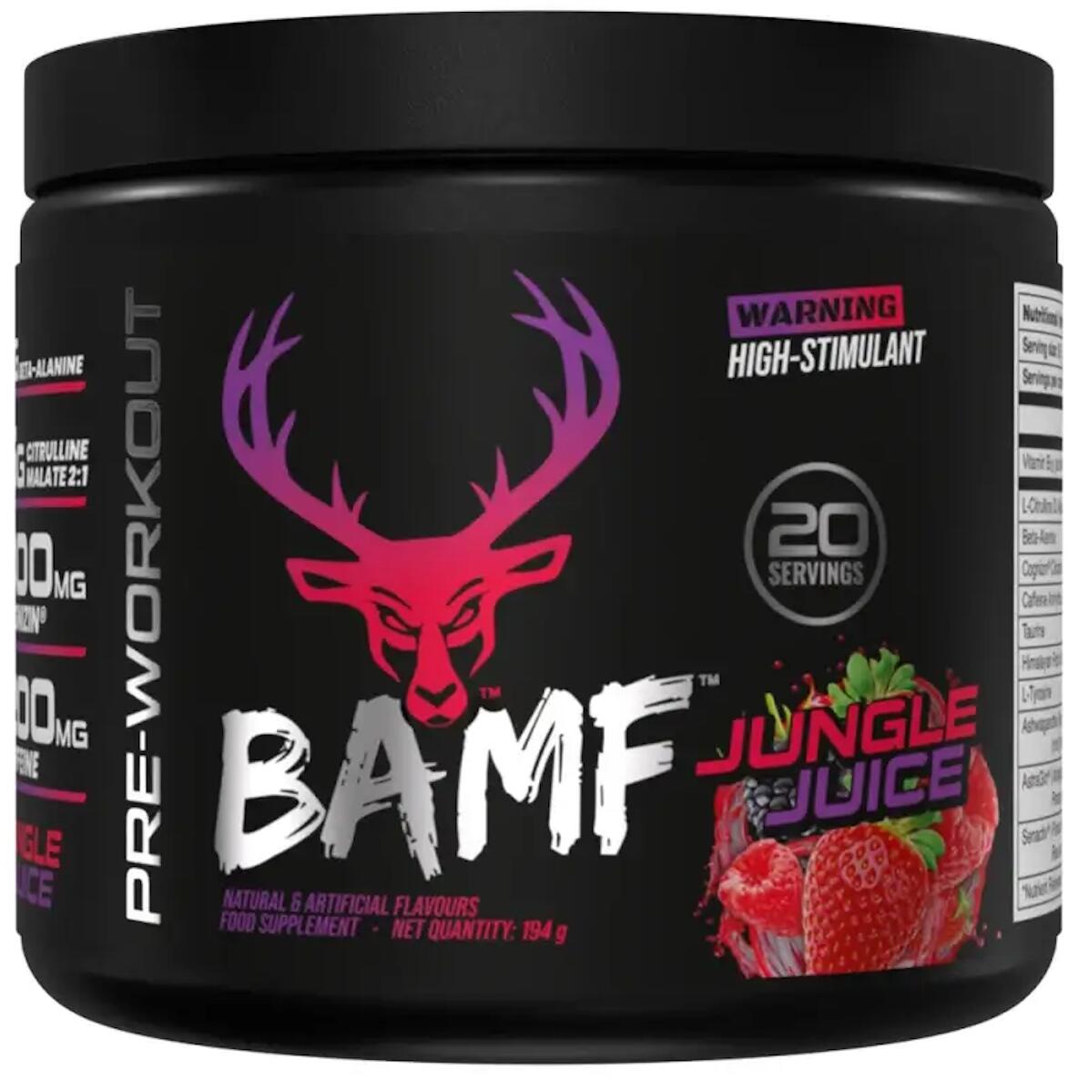 Bucked Up BAMF Pre-Workout, 194 g Dose, Jungle Juice
