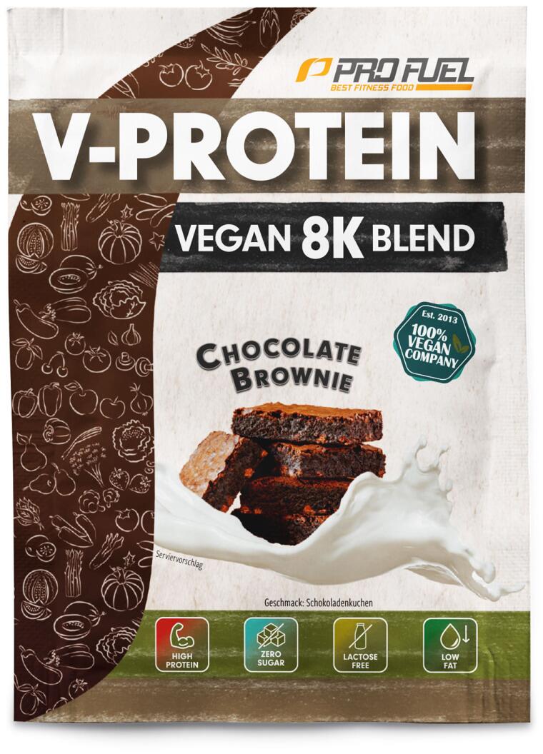 ProFuel V-Protein 8K, 30 g Probe, Chocolate Brownie