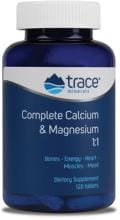 Trace Minerals Komplettes Calcium & Magnesium 1:1, 120 Tabletten