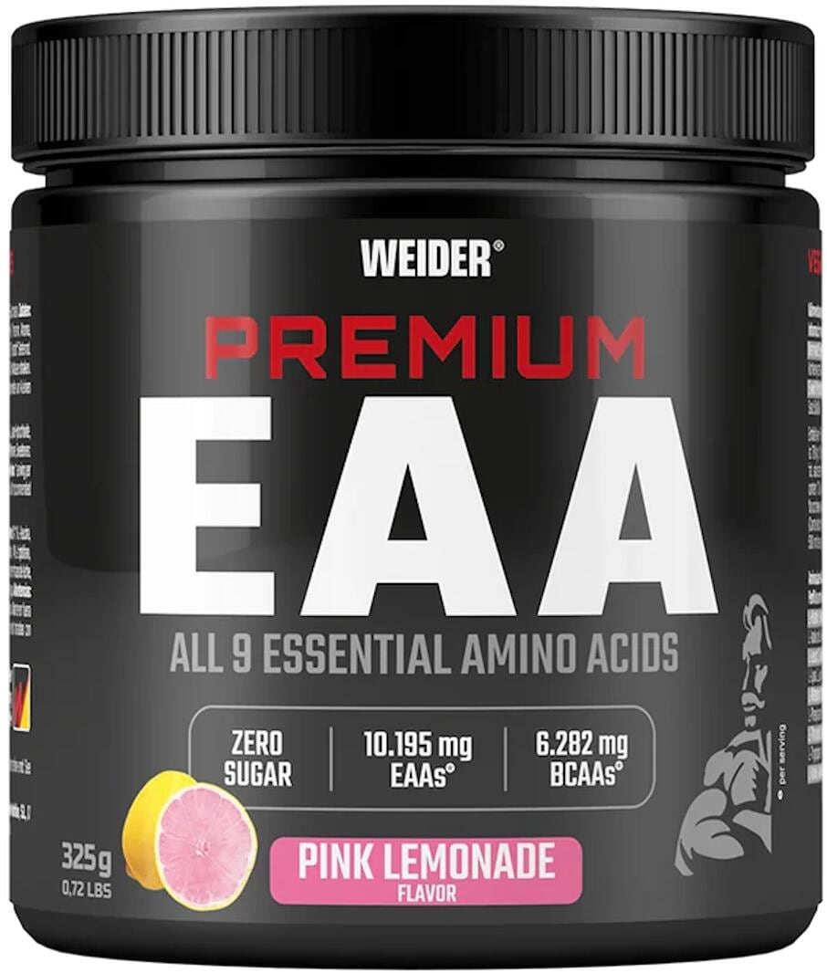 Weider Premium EAA Powder, 325 g Dose, Pink Lemonade