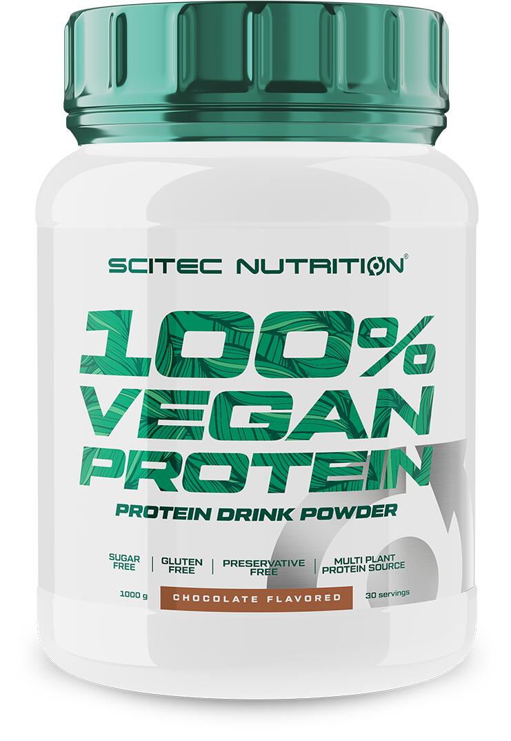 Scitec Nutrition 100% Vegan Protein, 1000 g Dose, Haselnuss-Walnuss