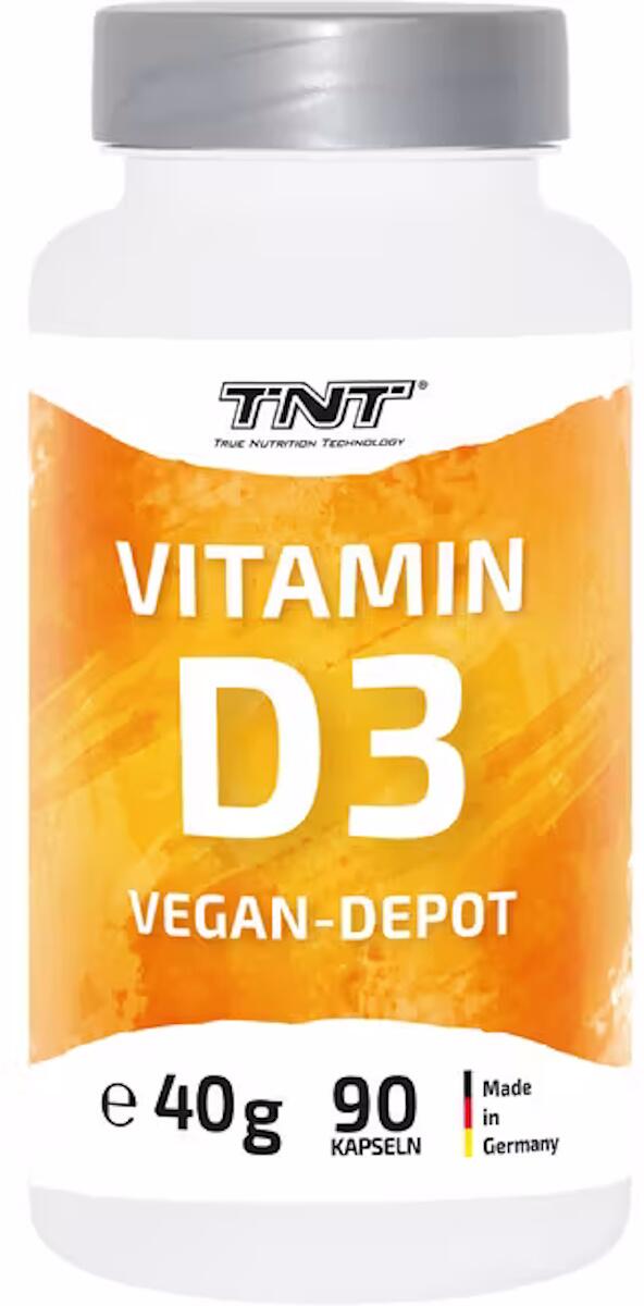 TNT Vitamin D3 Vegan-Depot, 90 Kapseln