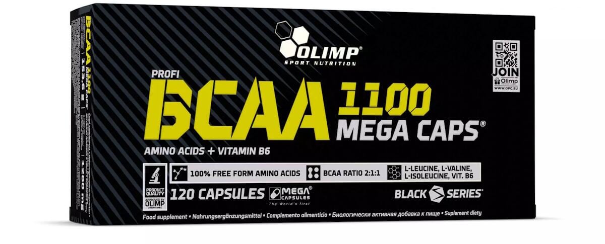 Olimp BCAA 1100 Mega Caps, 120 Kapseln