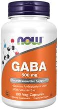Now Foods Gaba 500 mg + B6, 100 Kapseln