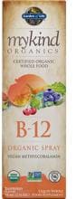 Garden of Life mykind Organics - B-12 Organic Spray, 58 ml Flasche, Raspberry