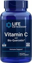Life Extension Vitamin C and Bio-Quercetin, vegetarische Tabletten