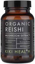 Kiki Health Organic Reishi Mushroom Extract 400 mg, 60 Kapseln Dose