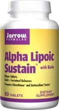 Jarrow Formulas Alpha Lipoic Sustain with Biotin