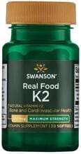 Swanson Real Food Vitamin K2 200 mcg, 30 Kapseln