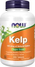 Now Foods Kelp 150 mcg Jod, 200 Tabletten