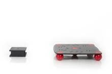 TOGU Flow Perfect - Plattform mit Vorderradstütze, schwarz/rot