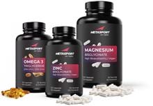 Metasport Vitalstoff-Bundle – Omega-3, Magnesium & Zink