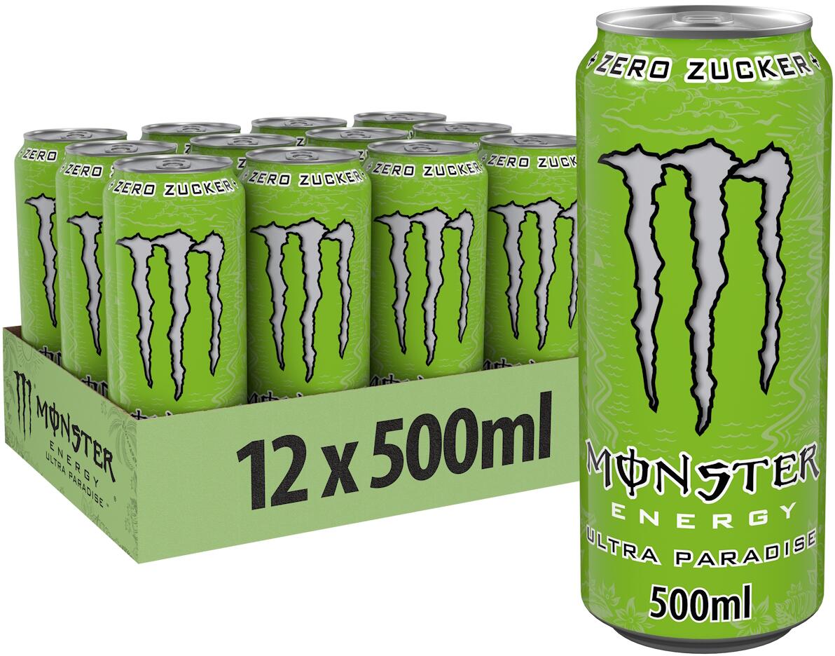 Monster Energy Ultra, 12 x 500 ml Dose (inkl. 3,- Euro Pfand), Paradise