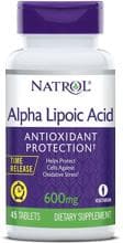 Natrol Alpha Lipoic Acid Time Release, 600 mg, 45 Tabletten
