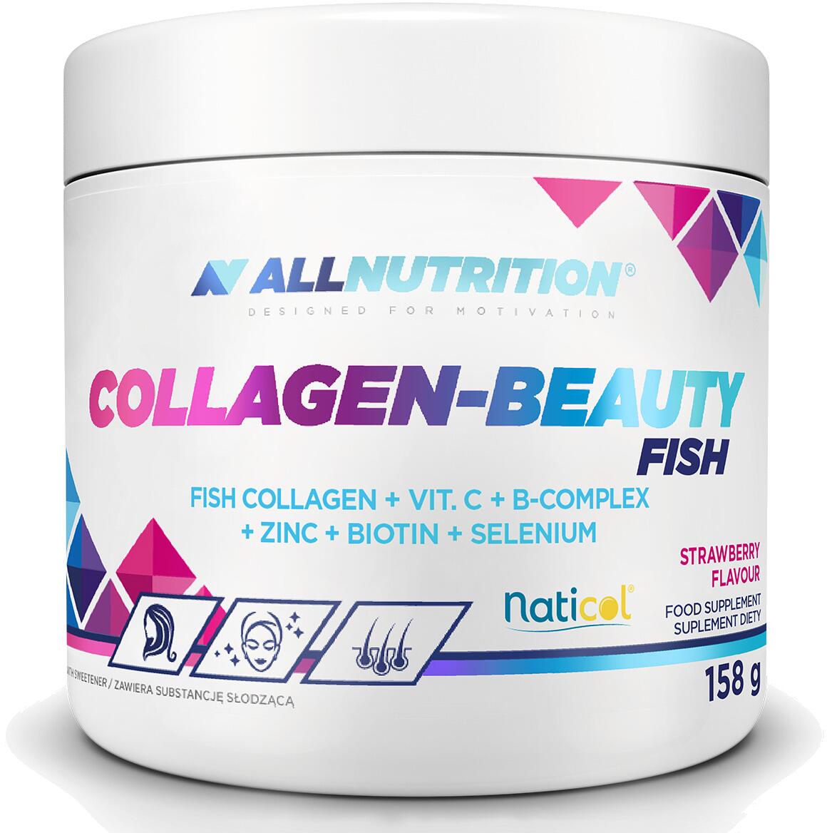 Allnutrition Collagen-Beauty Fish, 158 g Dose, Strawberry