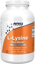 Now Foods L-Lysine 1000 mg Powder, 454 g Dose