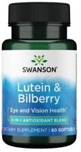 Swanson Lutein & Bilberry, 60 Softgels