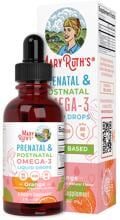 MaryRuth Organics Prenatal & Postnatal Omega-3 Liquid Drops, 60 ml Flasche, Orange