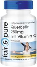 fair & pure Quercetin (250 mg) mit Vitamin C, 90 Kapseln Dose