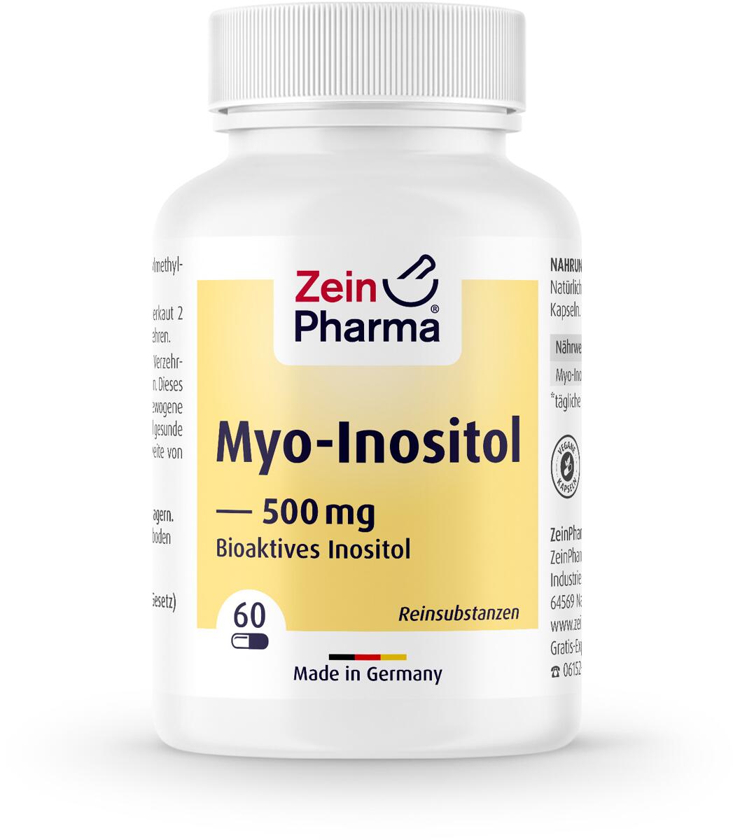 Zein Pharma Myo-Inositol 500 mg, 60 Kapseln
