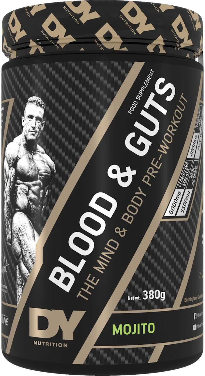 DY Nutrition Blood and Guts, 380 g Dose, Mojito