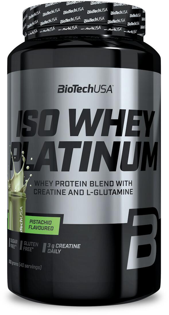 BioTech USA Iso Whey Platinum, 908 g Dose, Pistachio
