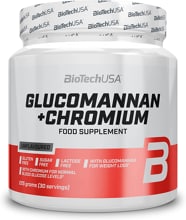BioTech USA Glucomannan + Chromium, 225 g Dose, Unflavoured