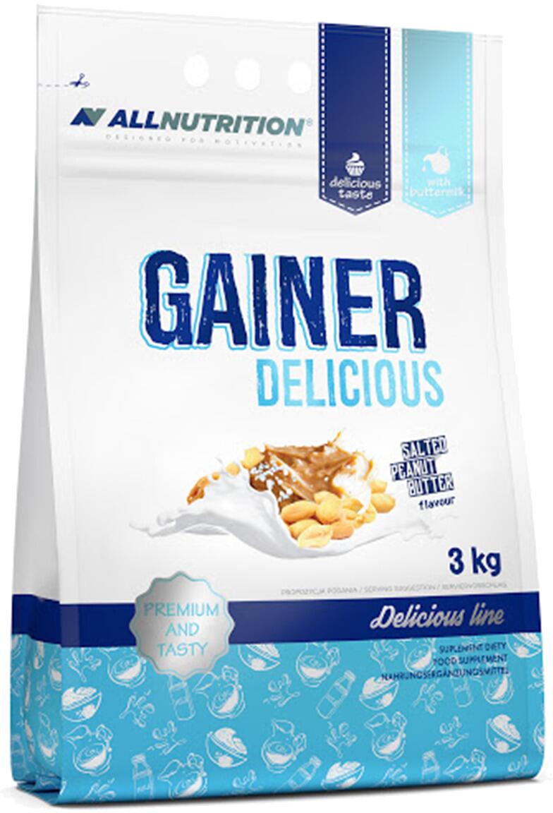 Allnutrition Gainer Delicious, 3000 g Beutel, Strawberry Ice Cream