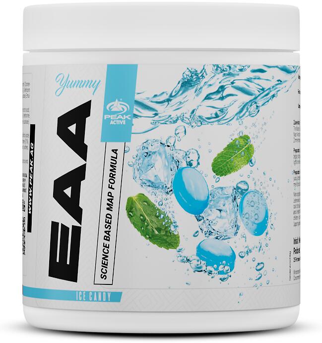 Peak Performance Active Yummy EAA, 400 g Dose, Ice Candy
