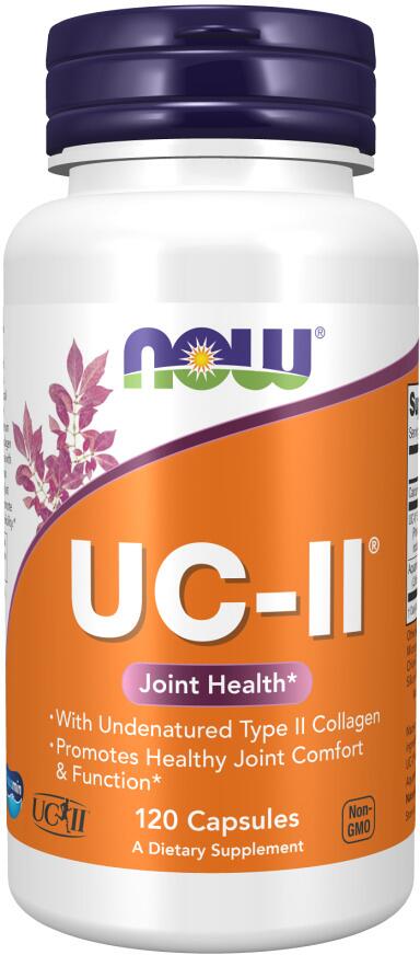 NOW Foods UC-II Undenatured Type II Collagen, 120 Kapseln