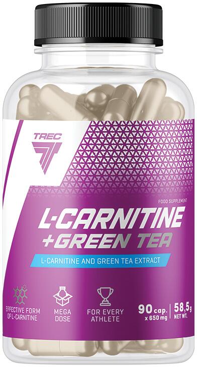 Trec Nutrition L-Carnitine + Green Tea, 90 Kapseln