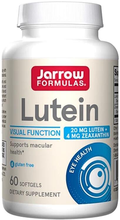 Jarrow Formulas Lutein - 20 mg, 60 Softgels