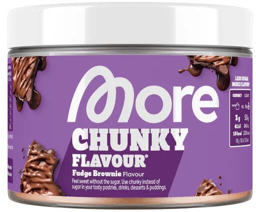 More Chunky Flavour, 150 g Dose, Fudge Brownie