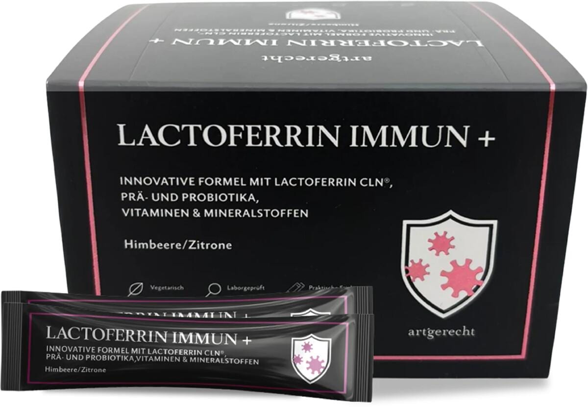 artgerecht Lactoferrin Immun+, 30 x 2,5 g Sticks