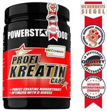 Powerstar Food PROFI KREATIN CAPS – Creapure mit D-Ribose, 500 Kapseln