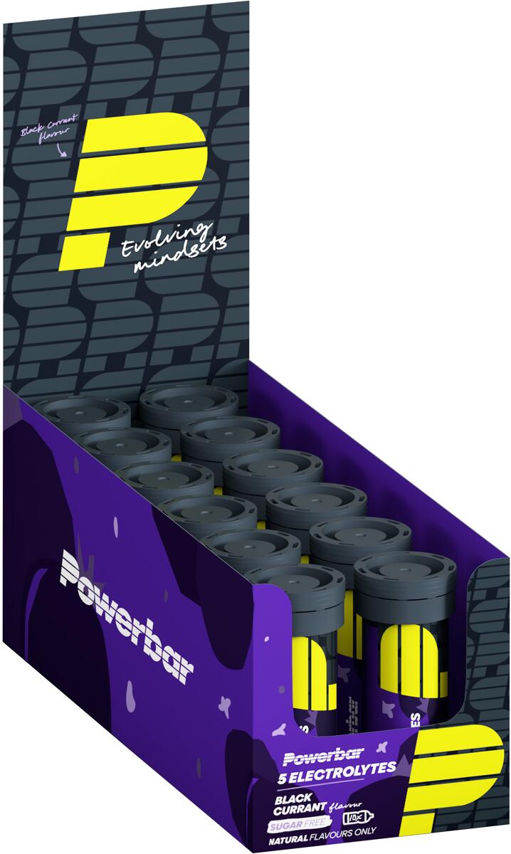 PowerBar 5Electrolytes Sports Drink, 12 x 10 Tabs, Black Currant