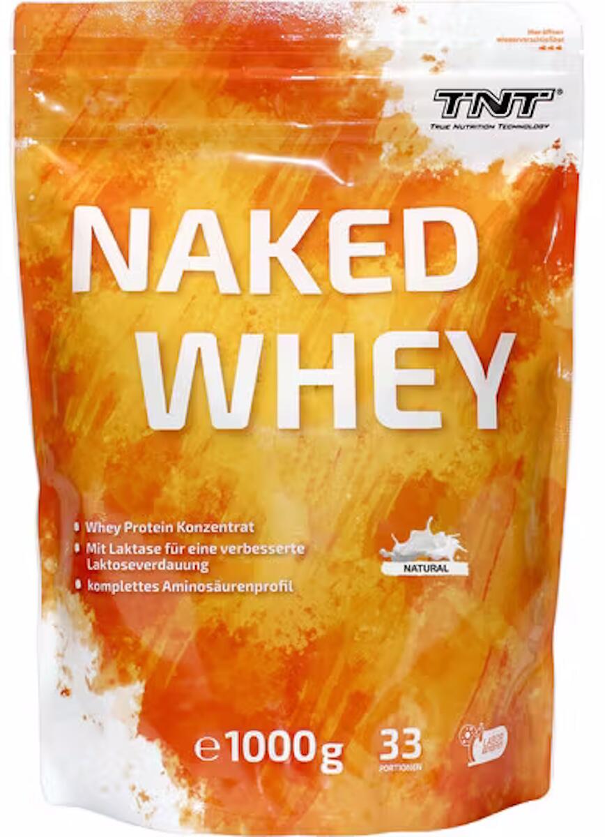 TNT Naked Whey Protein, 1000 g Beutel, Natural
