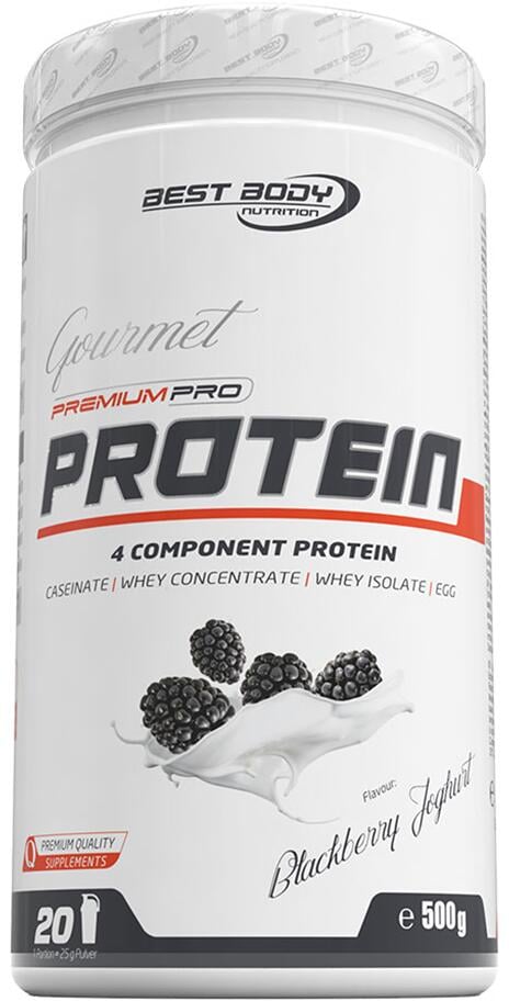 Best Body Nutrition Pro Protein, 500 g Dose, Blackberry Joghurt