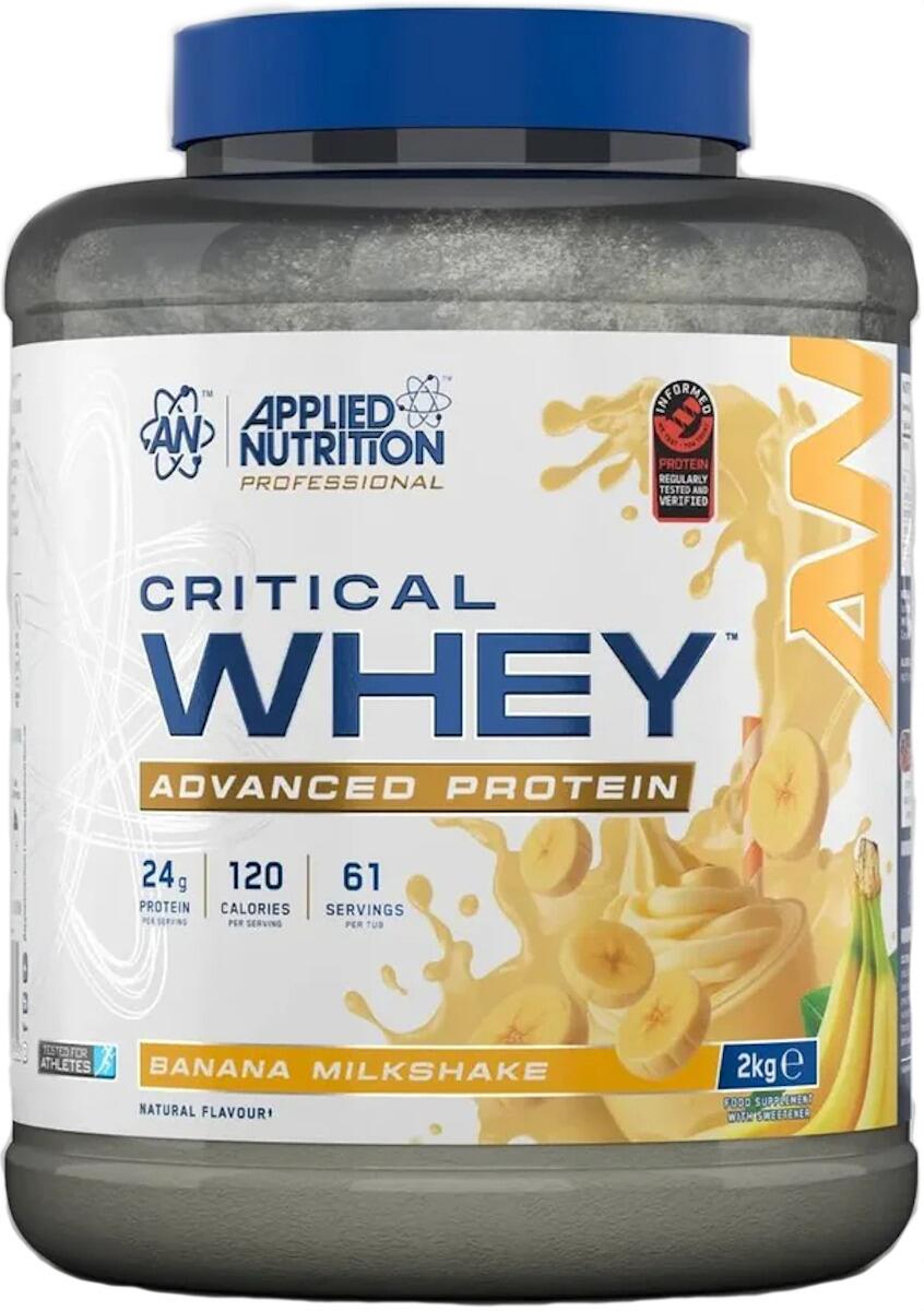 Applied Nutrition Critical Whey, 2000 g Dose, Banana Milkshake