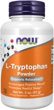 Now Foods L-Tryptophan Powder, 57 g Dose