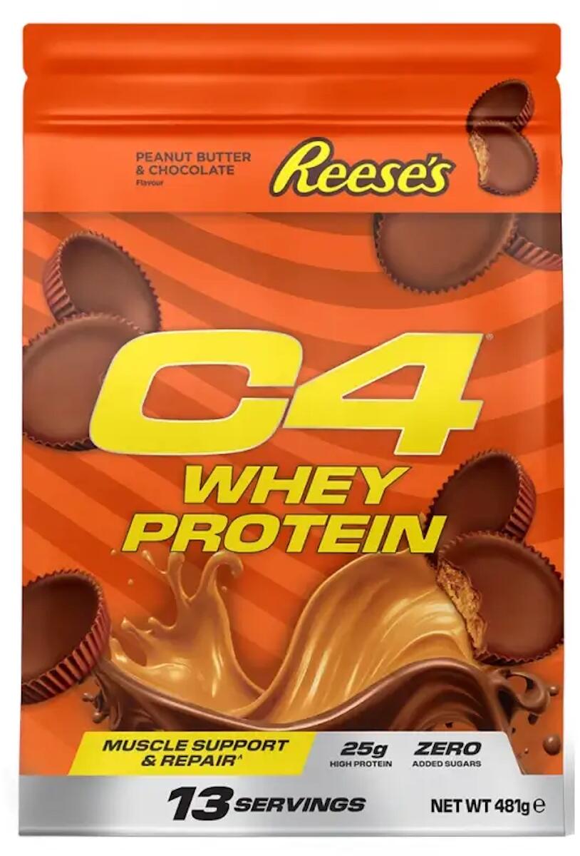 Cellucor C4 Whey Protein Powder, 449 g Beutel, Reeses Peanut Butter & Chocolate