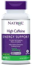 Natrol High Caffeine, 200 mg - 100 Tabletten