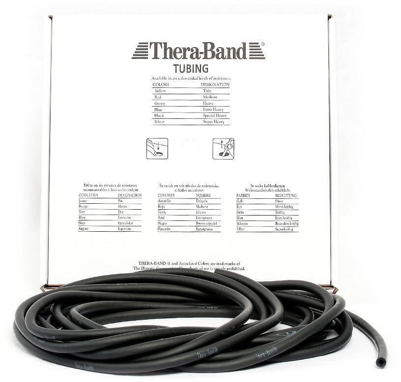 TheraBand Tubing, 7.50 m, spezial stark (schwarz)