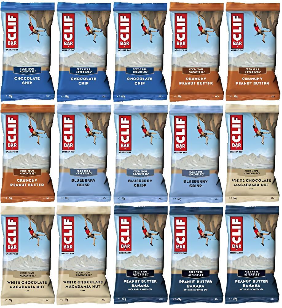 Clif Bar Mix Box, 15 x 68g Riegel, Gemischt
