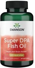 Swanson Super DPA Fish Oil 1000 mg, 60 Kapseln