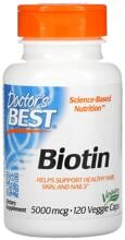 Doctors Best Biotin, 120 Kapseln