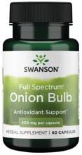 Swanson Full Spectrum Onion Bulb 400 mg, 60 Kapseln