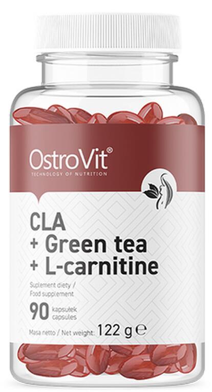OstroVit CLA + Green Tea + L-Carnitine, 90 Kapseln