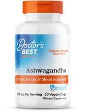 Doctors Best Ashwagandha with Sensoril - 250 mg, 60 Kapseln
