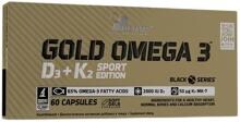 Olimp Gold Omega 3 D3 + K2 Sports Edition, Kapseln